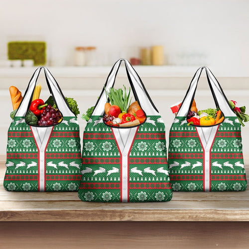 Rabbitohs Rugby Christmas Grocery Bag Aboriginal Seamless Cardigan Inspired