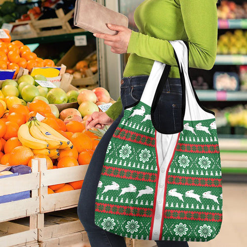 Rabbitohs Rugby Christmas Grocery Bag Aboriginal Seamless Cardigan Inspired