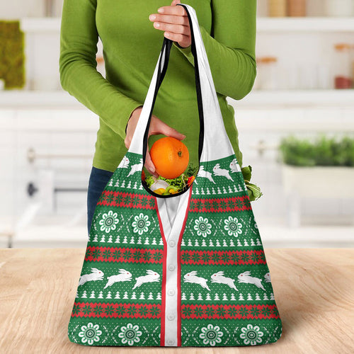 Rabbitohs Rugby Christmas Grocery Bag Aboriginal Seamless Cardigan Inspired