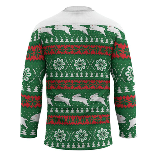 Rabbitohs Rugby Christmas Hockey Jersey Aboriginal Seamless Cardigan Inspired