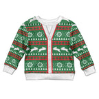 Rabbitohs Rugby Christmas Kid Ugly Christmas Sweater Aboriginal Seamless Cardigan Inspired