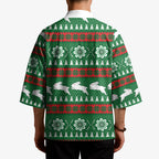 Rabbitohs Rugby Christmas Kimono Aboriginal Seamless Cardigan Inspired