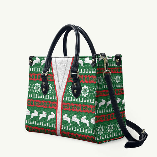Rabbitohs Rugby Christmas Leather Bag Aboriginal Seamless Cardigan Inspired