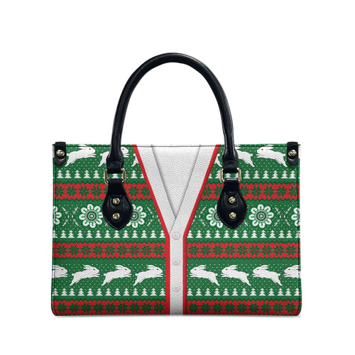 Rabbitohs Rugby Christmas Leather Bag Aboriginal Seamless Cardigan Inspired