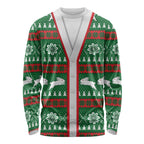 Rabbitohs Rugby Christmas Long Sleeve Shirt Aboriginal Seamless Cardigan Inspired