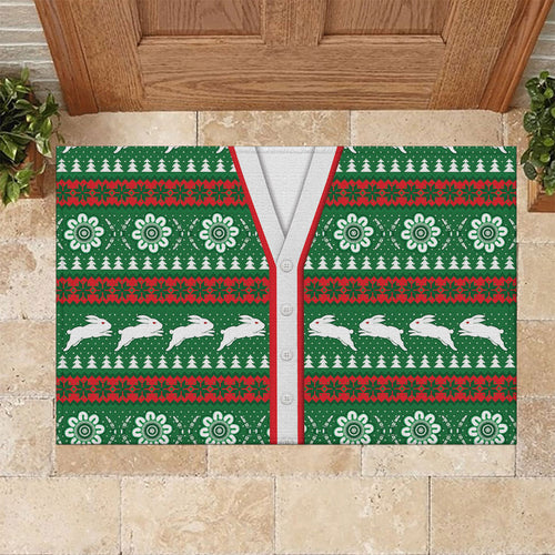 Rabbitohs Rugby Christmas Rubber Doormat Aboriginal Seamless Cardigan Inspired