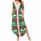 Rabbitohs Rugby Christmas Summer Maxi Dress Aboriginal Seamless Cardigan Inspired