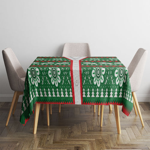 Rabbitohs Rugby Christmas Tablecloth Aboriginal Seamless Cardigan Inspired