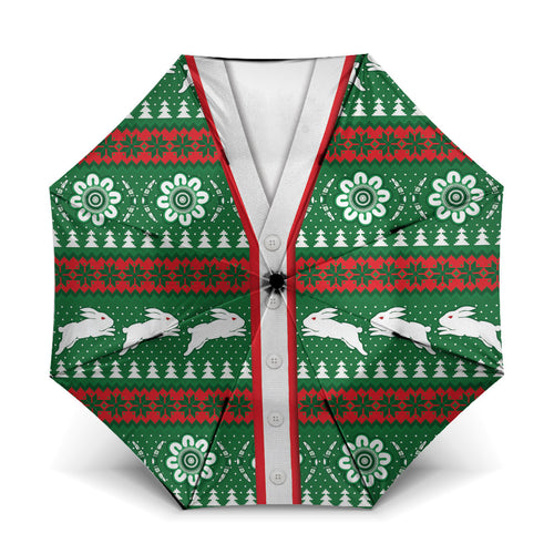 Rabbitohs Rugby Christmas Umbrella Aboriginal Seamless Cardigan Inspired