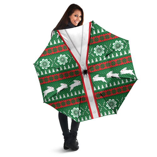 Rabbitohs Rugby Christmas Umbrella Aboriginal Seamless Cardigan Inspired