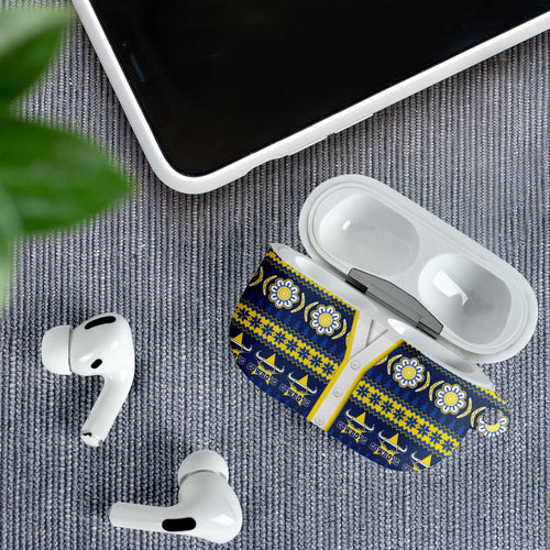 Cowboys Rugby Christmas AirPods Case Aboriginal Seamless Cardigan Inspired