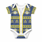 Cowboys Rugby Christmas Baby Onesie Aboriginal Seamless Cardigan Inspired