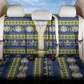 Cowboys Rugby Christmas Back Car Seat Cover Aboriginal Seamless Cardigan Inspired