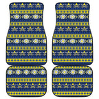 Cowboys Rugby Christmas Car Mats Aboriginal Seamless Cardigan Inspired