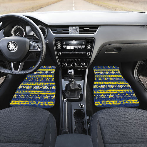 Cowboys Rugby Christmas Car Mats Aboriginal Seamless Cardigan Inspired