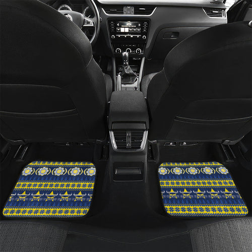 Cowboys Rugby Christmas Car Mats Aboriginal Seamless Cardigan Inspired