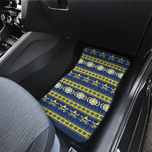 Cowboys Rugby Christmas Car Mats Aboriginal Seamless Cardigan Inspired