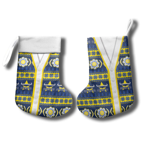 Cowboys Rugby Christmas Stocking Aboriginal Seamless Cardigan Inspired