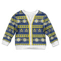 Cowboys Rugby Christmas Kid Ugly Christmas Sweater Aboriginal Seamless Cardigan Inspired