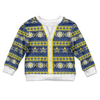 Cowboys Rugby Christmas Kid Ugly Christmas Sweater Aboriginal Seamless Cardigan Inspired