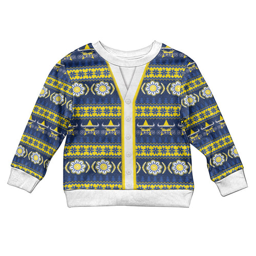 Cowboys Rugby Christmas Kid Ugly Christmas Sweater Aboriginal Seamless Cardigan Inspired