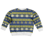 Cowboys Rugby Christmas Kid Ugly Christmas Sweater Aboriginal Seamless Cardigan Inspired