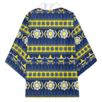 Cowboys Rugby Christmas Kimono Aboriginal Seamless Cardigan Inspired