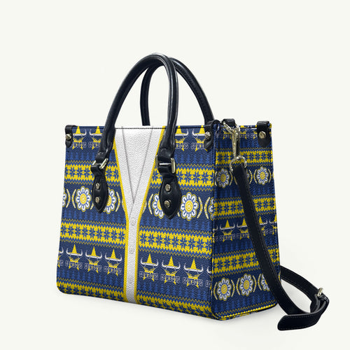 Cowboys Rugby Christmas Leather Bag Aboriginal Seamless Cardigan Inspired