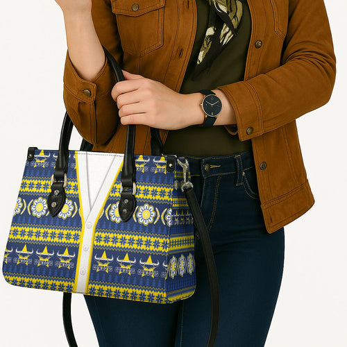 Cowboys Rugby Christmas Leather Bag Aboriginal Seamless Cardigan Inspired