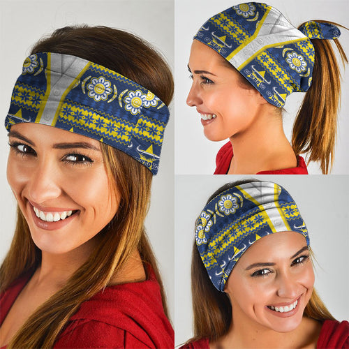 Cowboys Rugby Christmas Neck Gaiter Aboriginal Seamless Cardigan Inspired