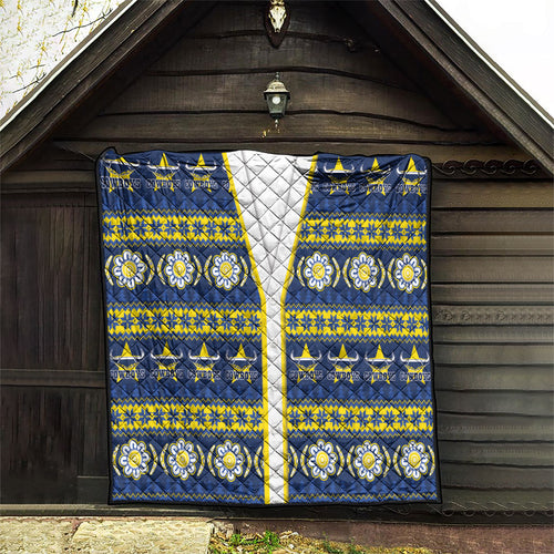 Cowboys Rugby Christmas Quilt Aboriginal Seamless Cardigan Inspired