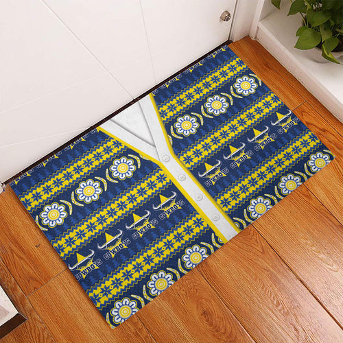 Cowboys Rugby Christmas Rubber Doormat Aboriginal Seamless Cardigan Inspired