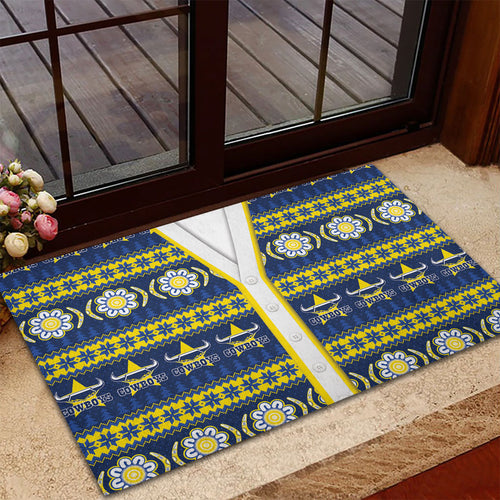 Cowboys Rugby Christmas Rubber Doormat Aboriginal Seamless Cardigan Inspired