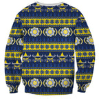 Cowboys Rugby Christmas Sweatshirt Aboriginal Seamless Cardigan Inspired
