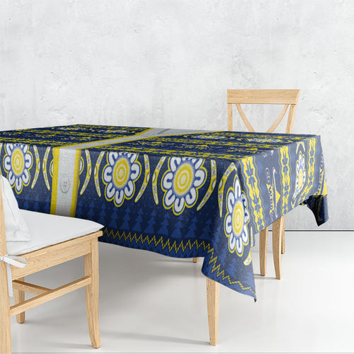 Cowboys Rugby Christmas Tablecloth Aboriginal Seamless Cardigan Inspired