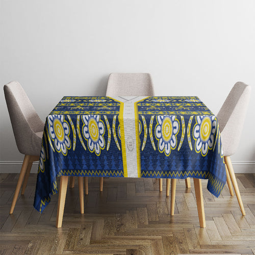 Cowboys Rugby Christmas Tablecloth Aboriginal Seamless Cardigan Inspired