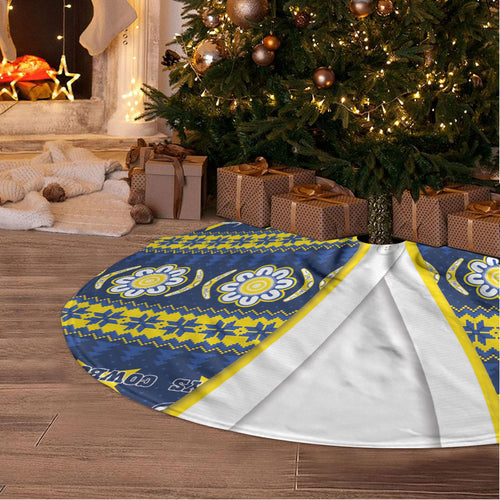 Cowboys Rugby Christmas Tree Skirt Aboriginal Seamless Cardigan Inspired