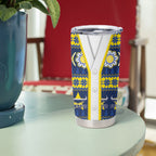 Cowboys Rugby Christmas Tumbler Cup Aboriginal Seamless Cardigan Inspired
