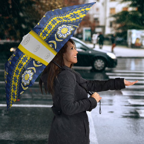 Cowboys Rugby Christmas Umbrella Aboriginal Seamless Cardigan Inspired