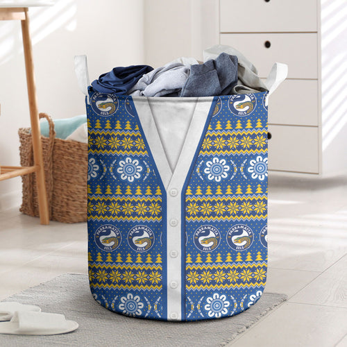 Eels Rugby Christmas Laundry Basket Aboriginal Seamless Cardigan Inspired