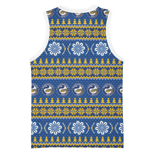 Eels Rugby Christmas Basketball Jersey Aboriginal Seamless Cardigan Inspired
