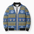 Eels Rugby Christmas Bomber Puffer Jacket Aboriginal Seamless Cardigan Inspired