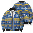 Eels Rugby Christmas Bomber Puffer Jacket Aboriginal Seamless Cardigan Inspired