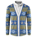 Eels Rugby Christmas Button Sweatshirt Aboriginal Seamless Cardigan Inspired