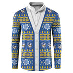 Eels Rugby Christmas Button Sweatshirt Aboriginal Seamless Cardigan Inspired