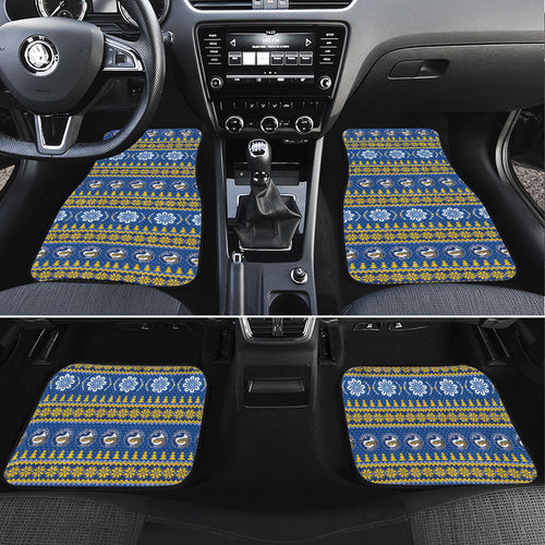 Eels Rugby Christmas Car Mats Aboriginal Seamless Cardigan Inspired