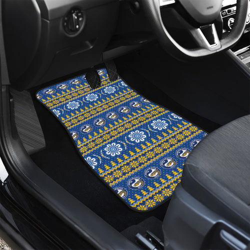 Eels Rugby Christmas Car Mats Aboriginal Seamless Cardigan Inspired