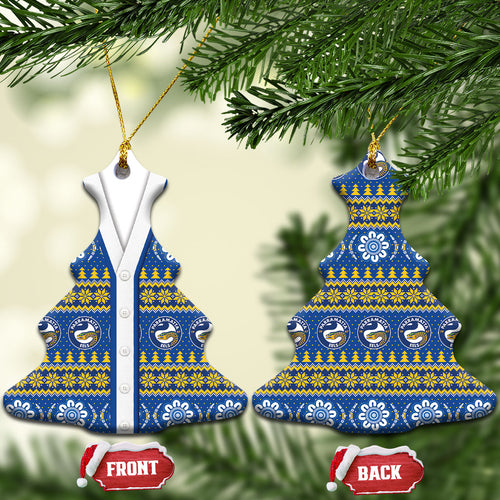 Eels Rugby Christmas Ceramic Ornament Aboriginal Seamless Cardigan Inspired