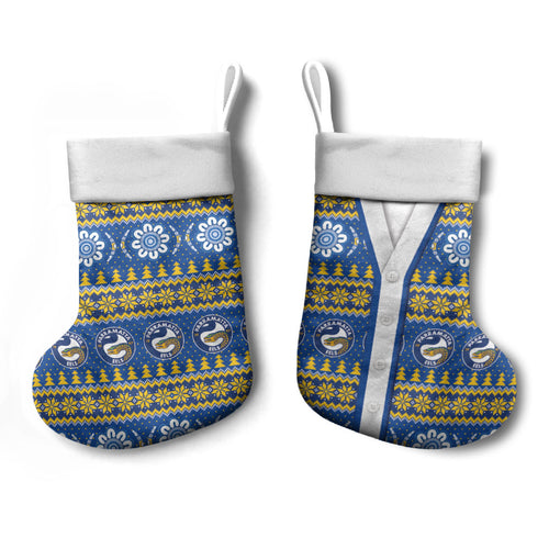 Eels Rugby Christmas Stocking Aboriginal Seamless Cardigan Inspired