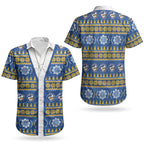 Eels Rugby Christmas Couples Matching Mermaid Dress and Hawaiian Shirt Aboriginal Seamless Cardigan Inspired